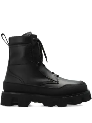 Yohji Yamamoto コンバットブーツ | ブラック | FARFETCH JP
