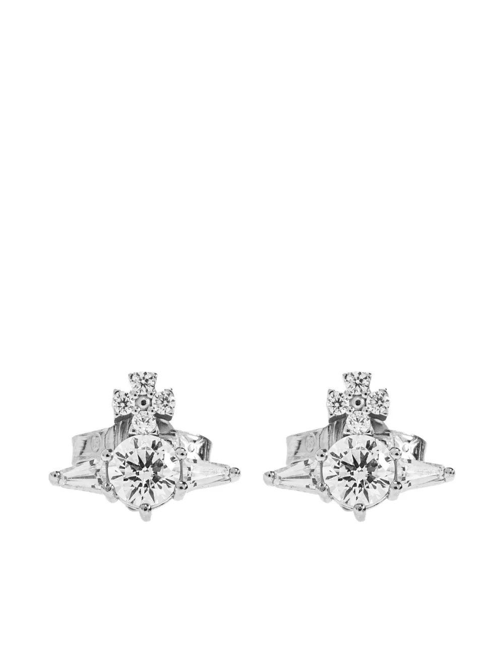 Vivienne Westwood Ofelia Earrings In Silver