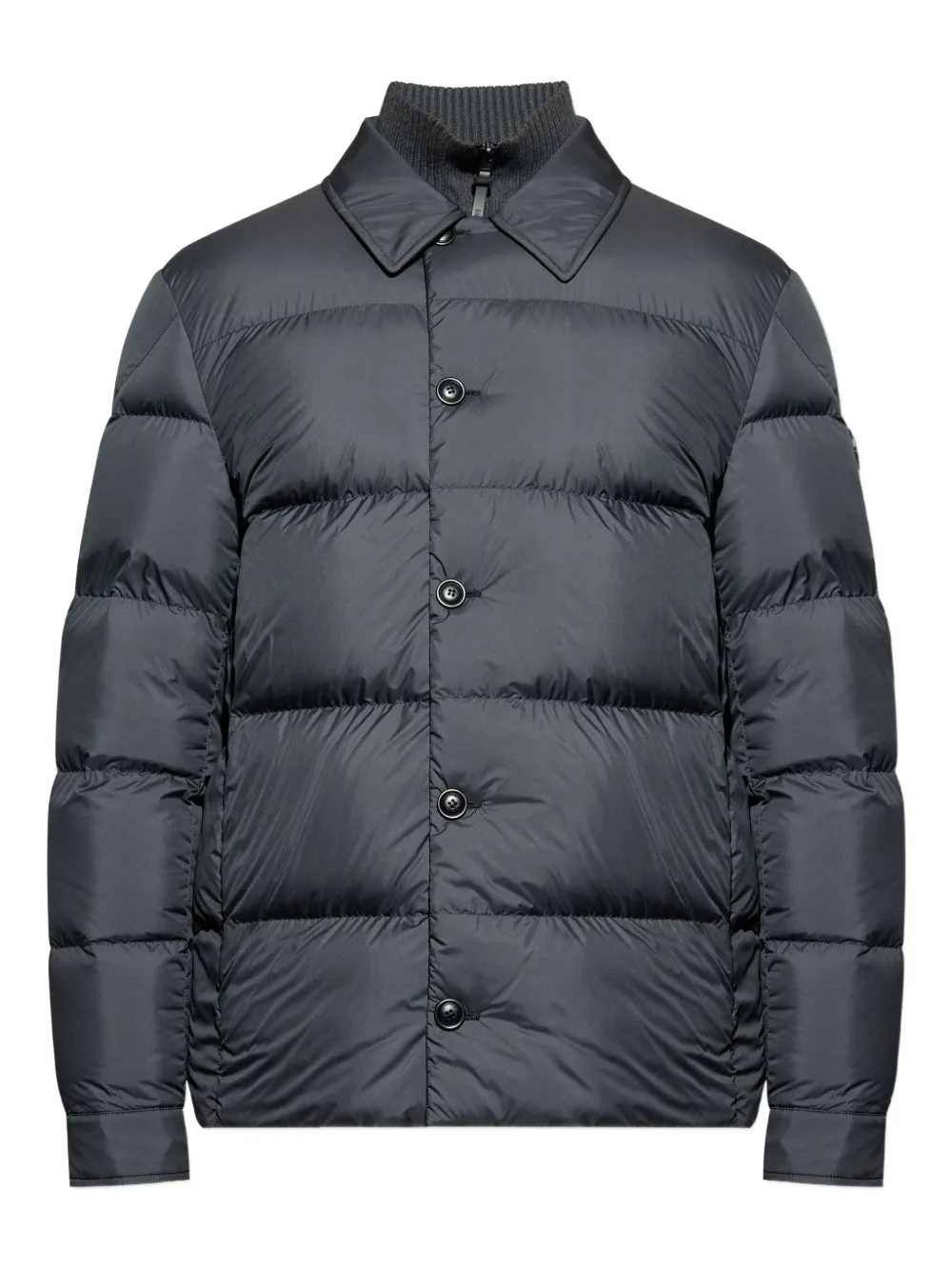 Moncler Pres buttoned padded jacket | Black | Image 1