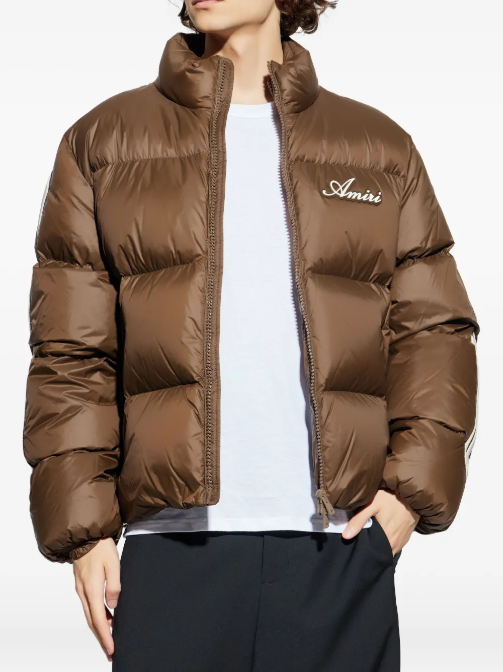 AMIRI Jack met botdetail Bruin