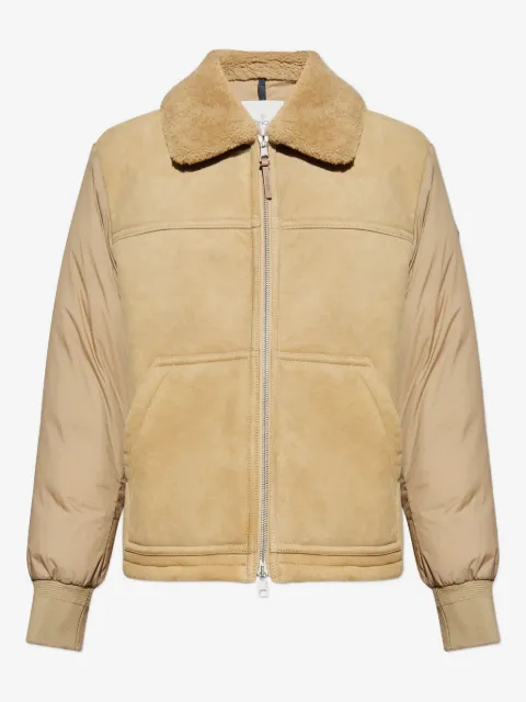 Moncler doudoune Tonnay en peau lainée