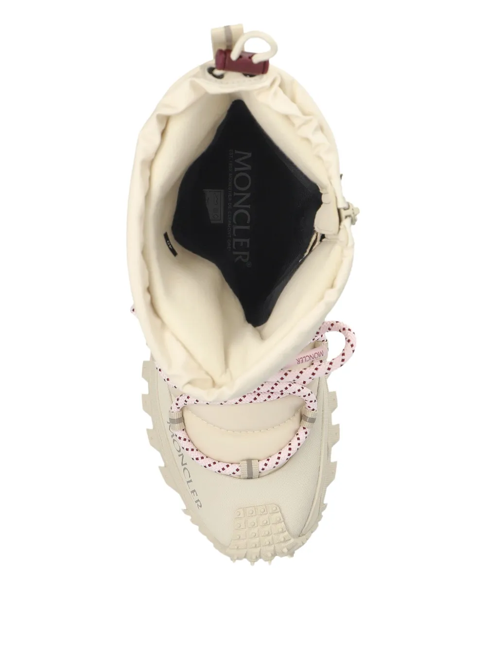 Moncler 45 mm Trailgrip veterlaarzen Beige