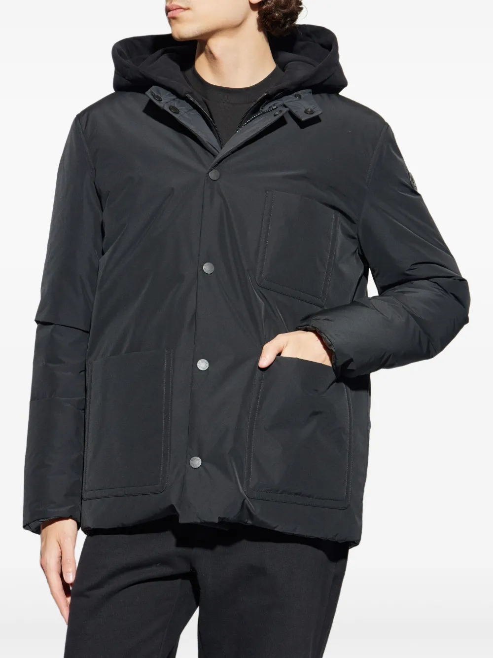 Moncler Ouille omkeerbaar donsjack Zwart