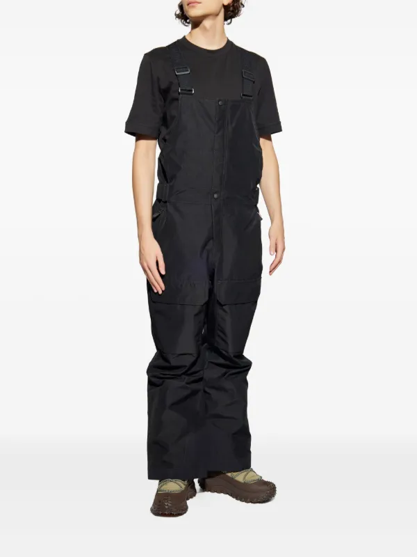 MONCLER スキーウェア オーバーオール Moncler Grenoble Padded Ski Bib | Black | FARFETCH