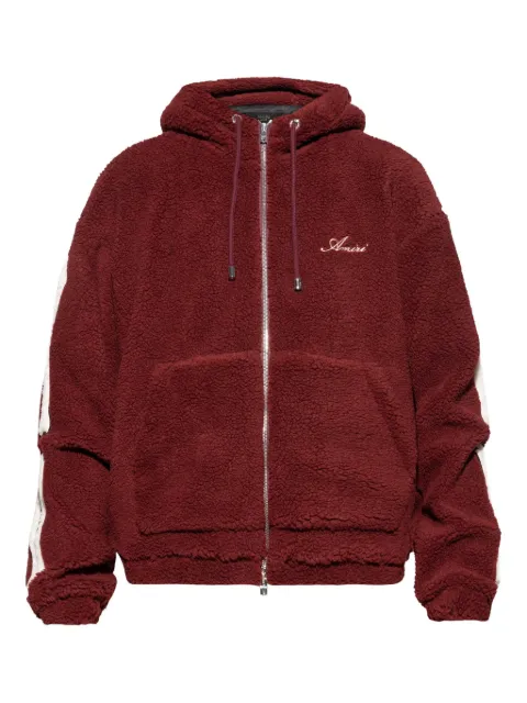AMIRI bone-detail zip-up hoodie