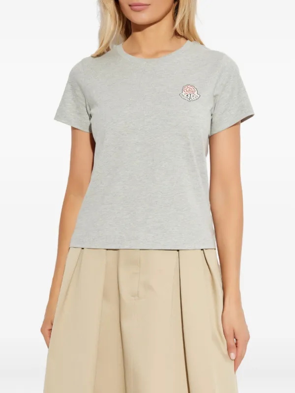 Moncler ロゴ Tシャツ | グレー | FARFETCH JP