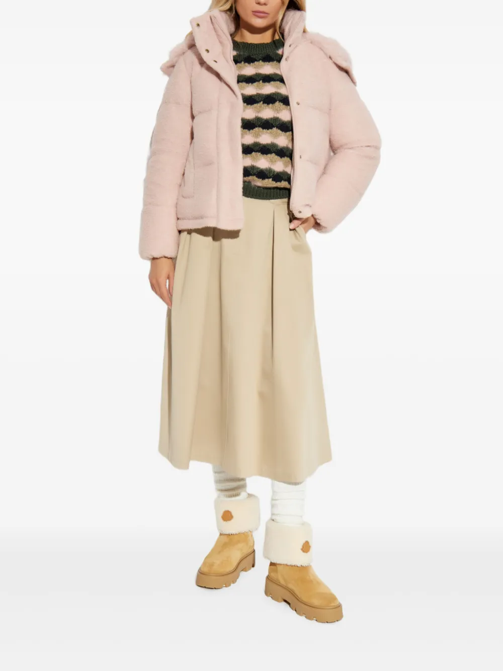 Moncler Virieu Bouclé padded jacket | Down Jackets | Image 2