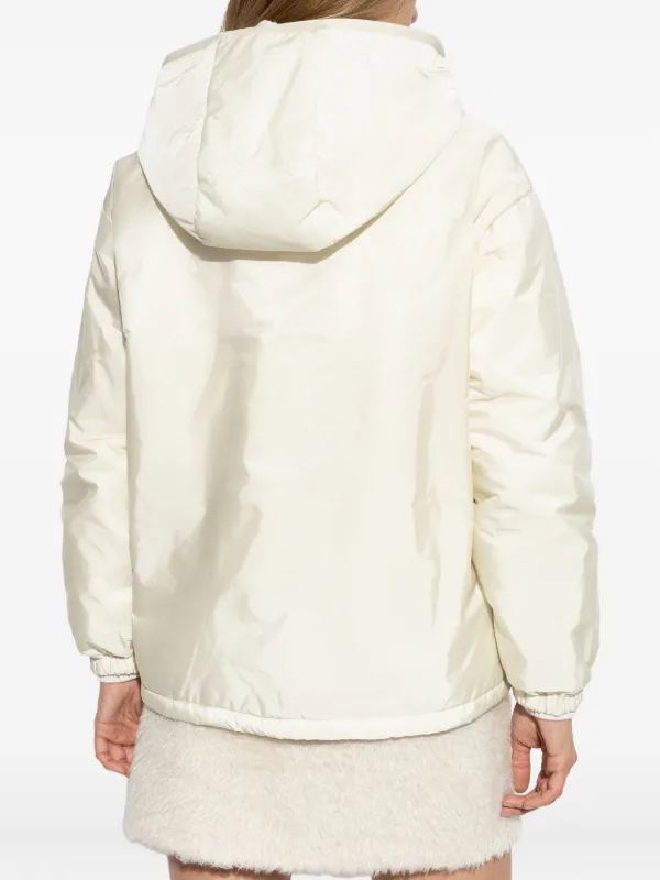Moncler フーデッド ジップジャケット | ニュートラル | FARFETCH JP