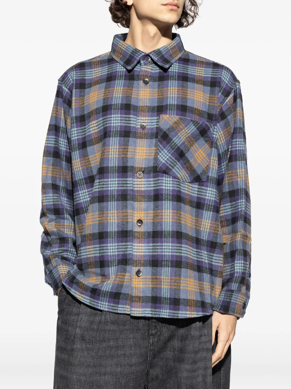 Carhartt Dern Long-sleeve Shirt In Blue
