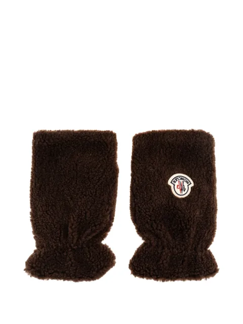 Moncler logo-patch gloves
