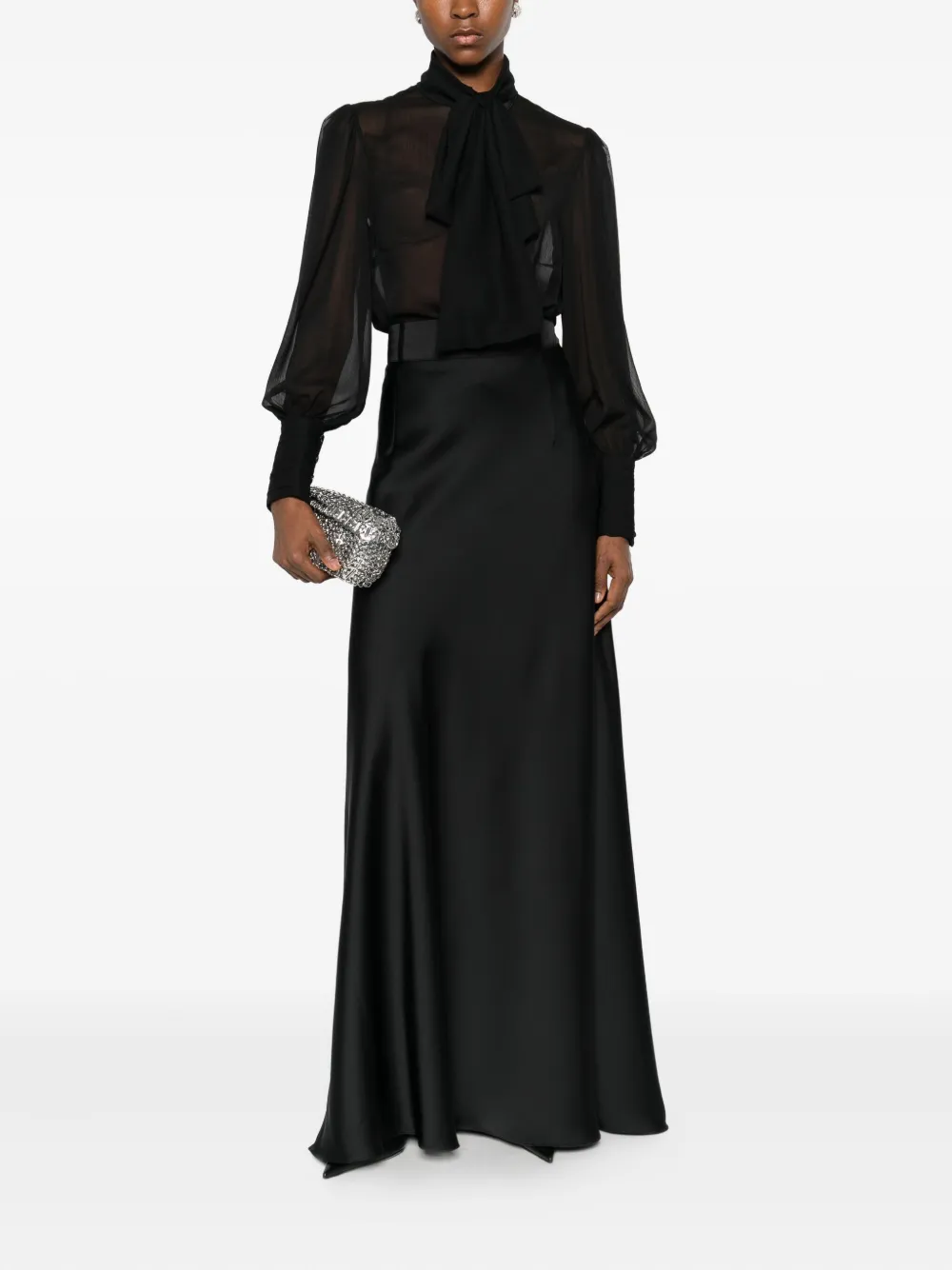 RHIZOME Malena shirt - Zwart