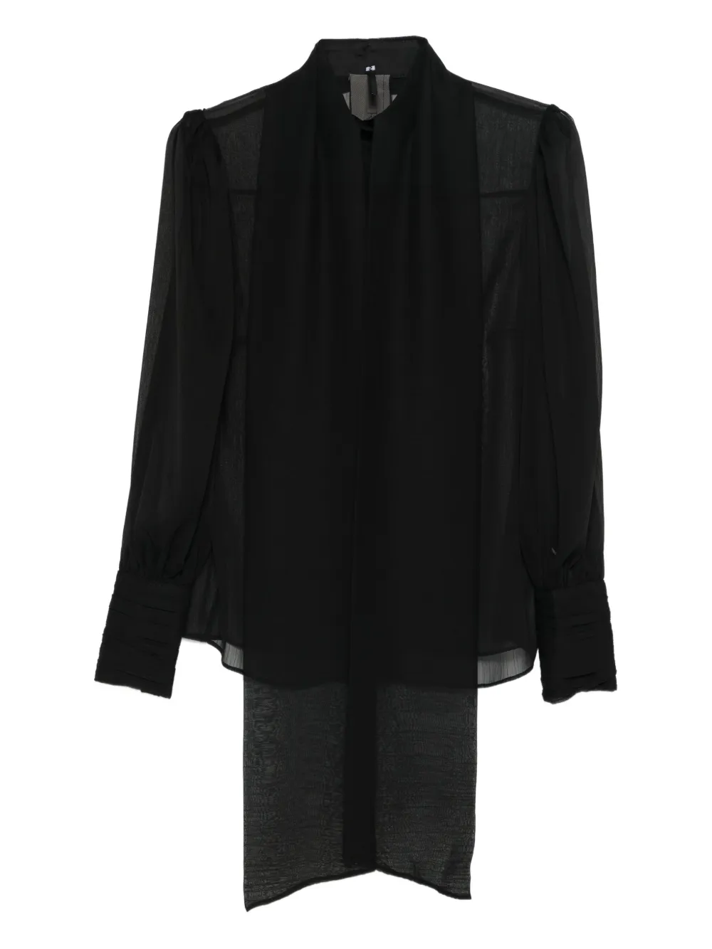 RHIZOME Malena shirt - ブラック RHIZOME Malena shirt - ブラック