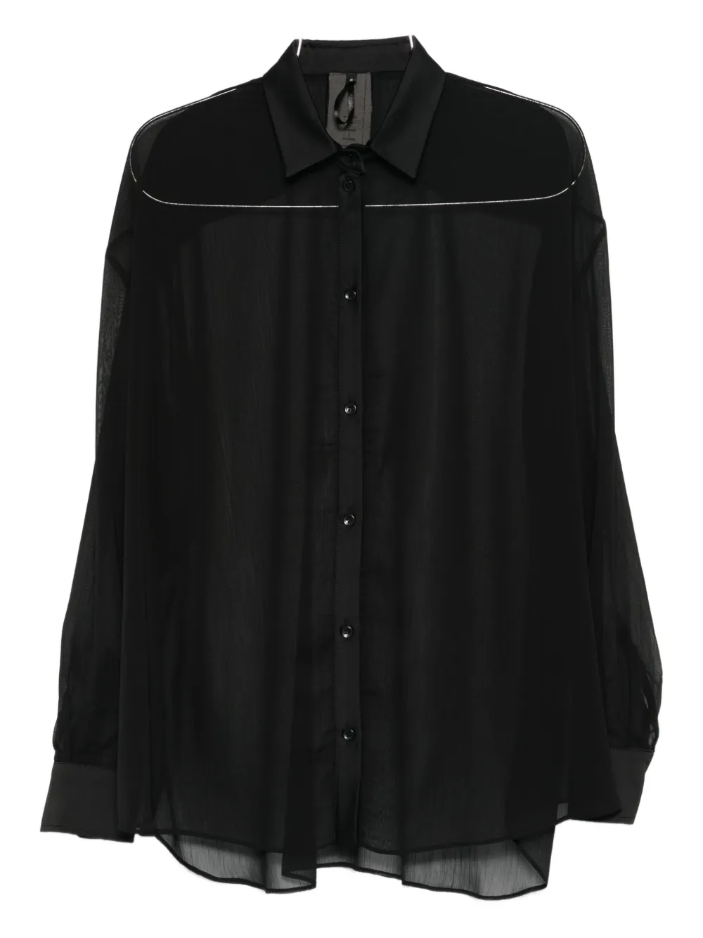 Rhizome Cora Silk Shirt In Black