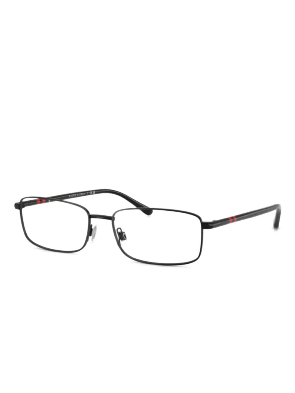Polo Ralph Lauren rectangle-frame glasses | Black | Image 1