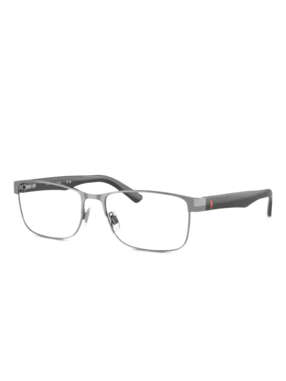 Polo Ralph Lauren rectangle-frame glasses | Grey | Image 1
