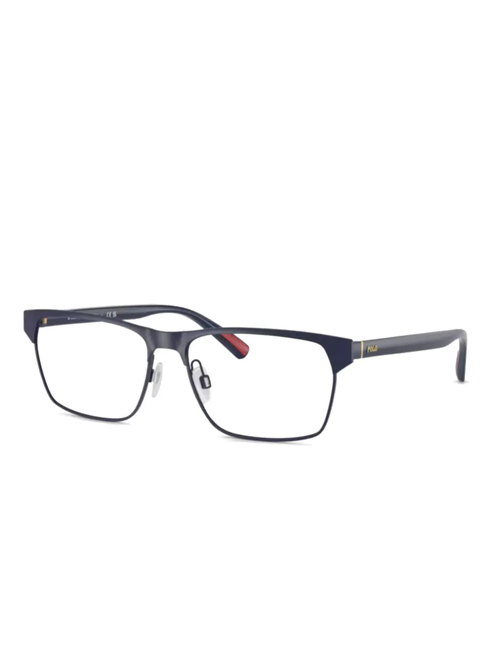 Polo Ralph Lauren rectangle-frame glasses | Blue | Image 1