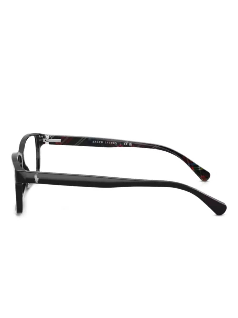 Polo Ralph Lauren Bril met rechthoekig montuur Zwart