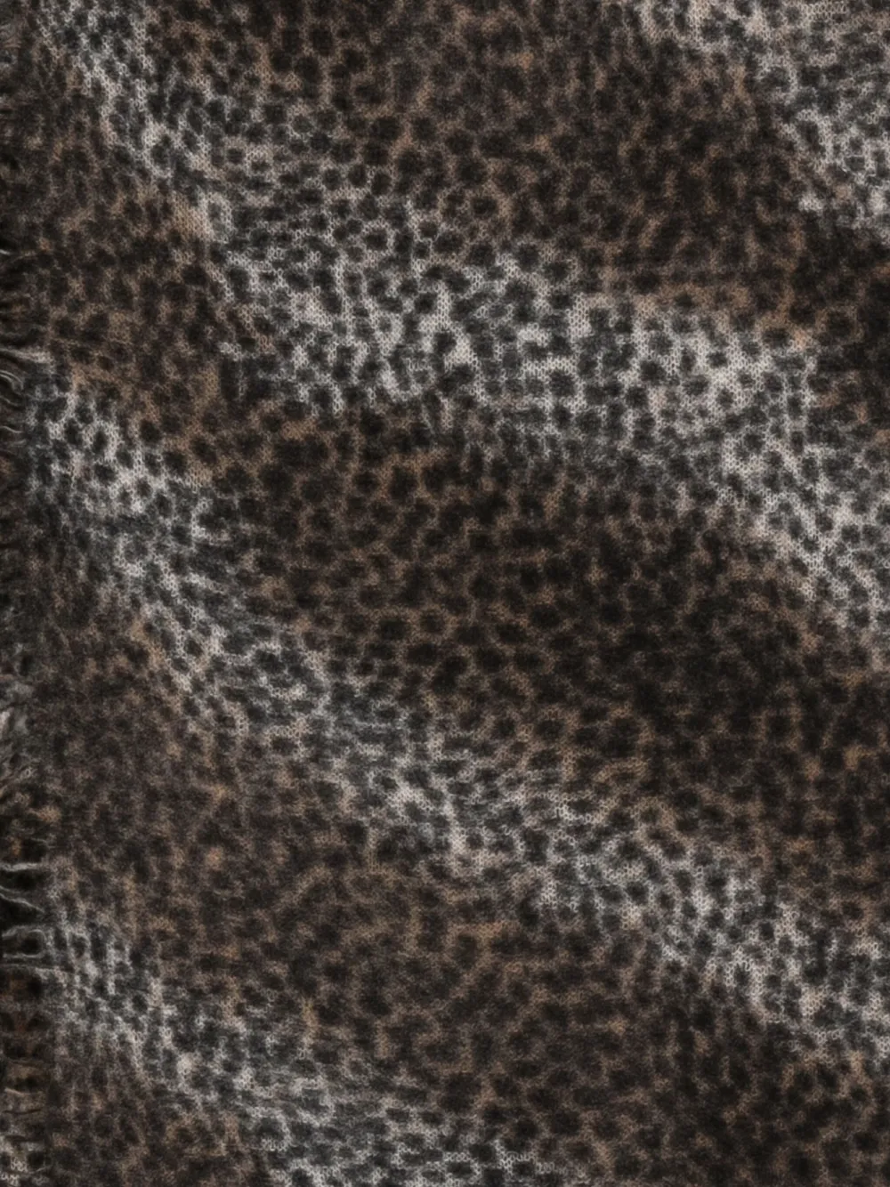 MOULETA frayed scarf - Bruin