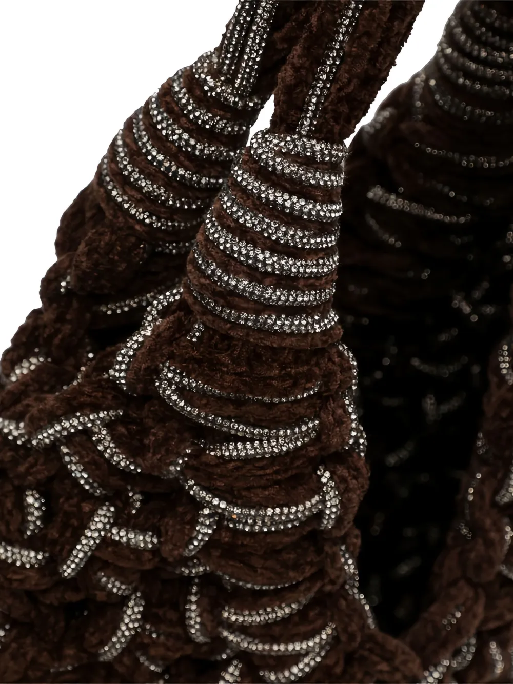 Vannifique Crystal-Embellished Shoulder Bag