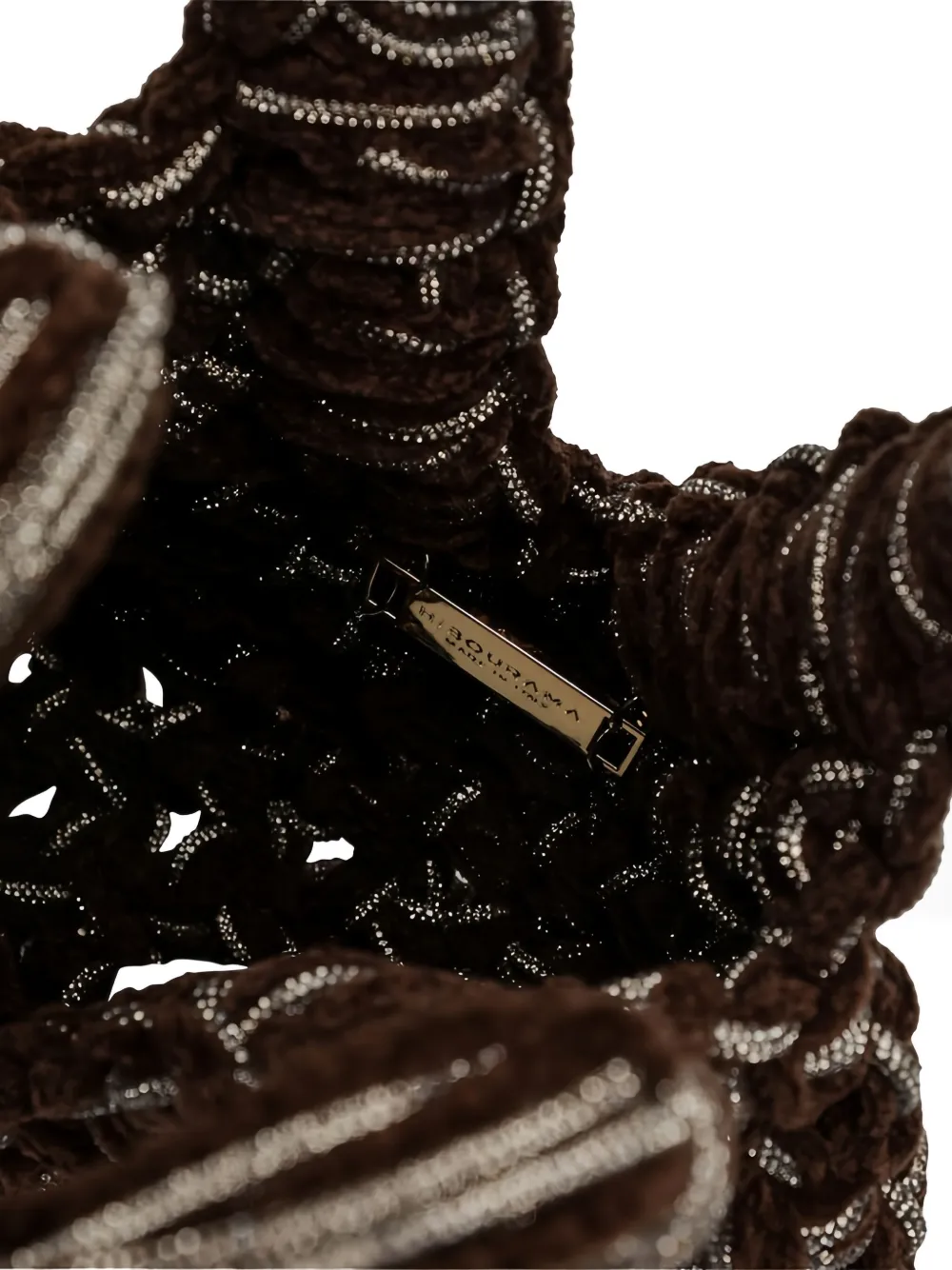Vannifique Crystal-Embellished Shoulder Bag