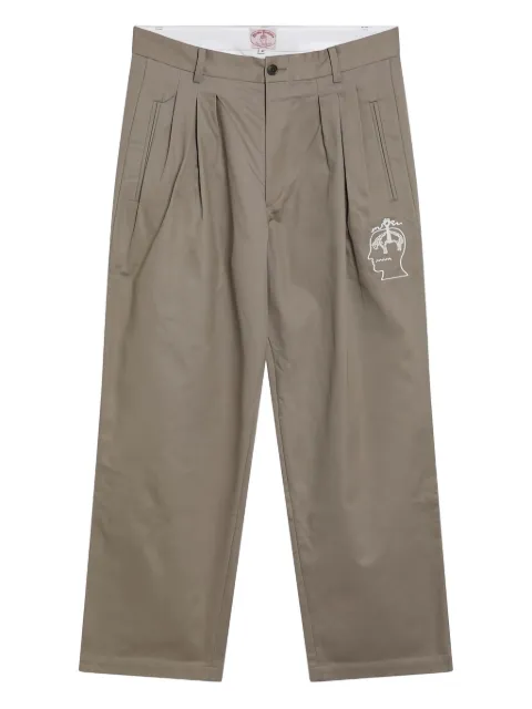 Brain Dead pantalon chino Brooks Brothers à plis