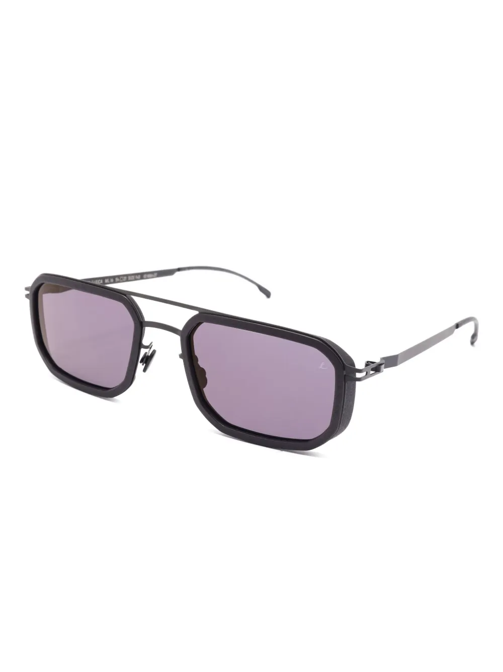 Mykita Zonnebril met geometrisch montuur - Zwart