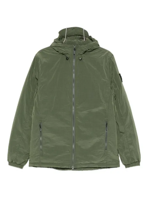 Weekend Offender patch-detail hooded jacket
