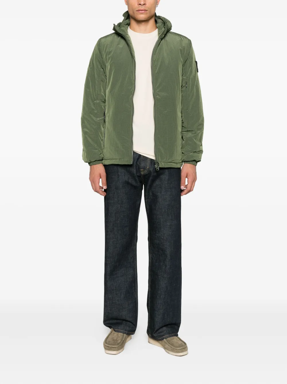 Weekend Offender patch-detail hooded jacket | Hooded Jackets | Image 2