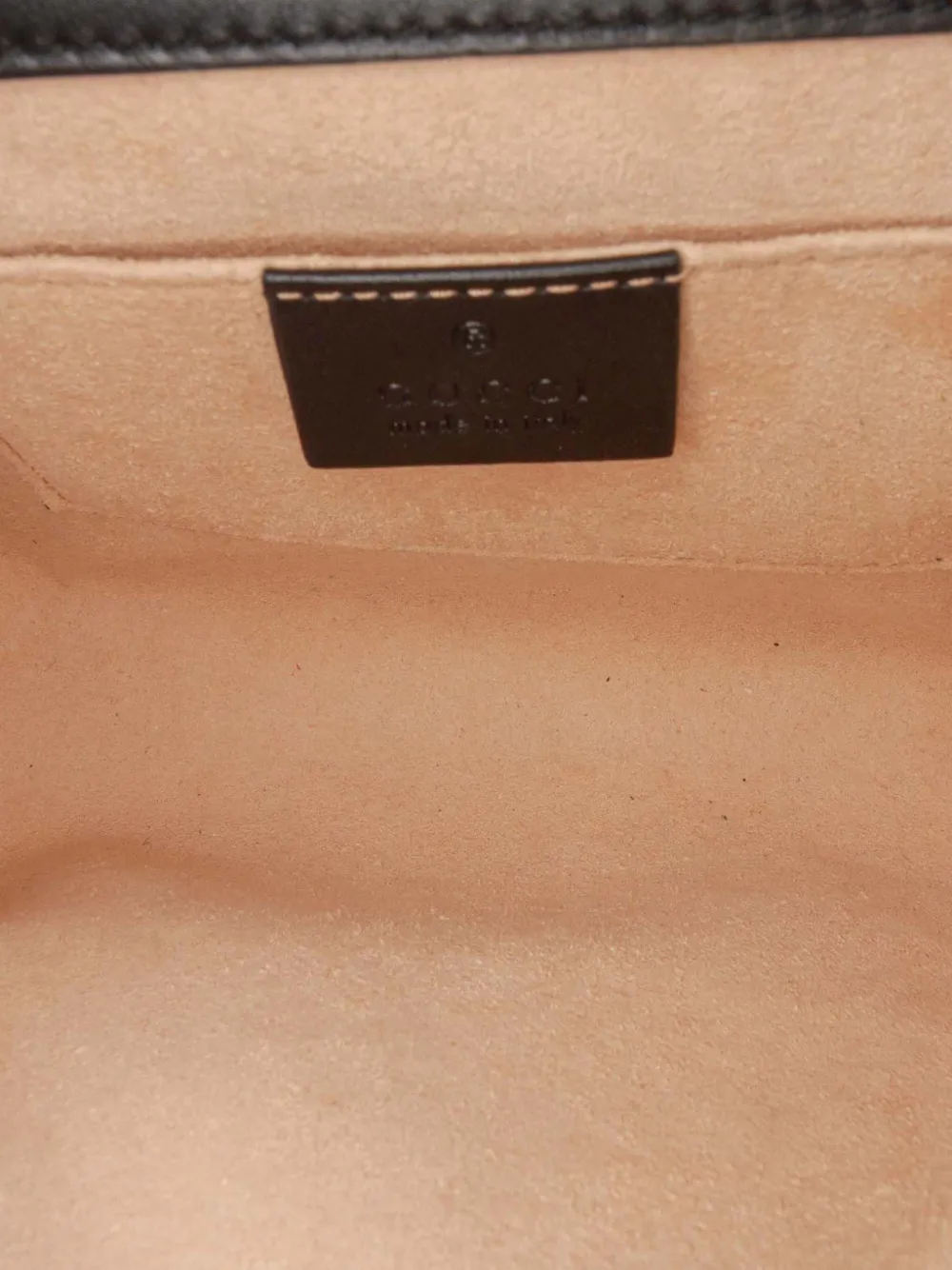 Pre-owned Gucci 2016-2025 Small Gg Supreme Bee Padlock Crossbody Bag In Brown