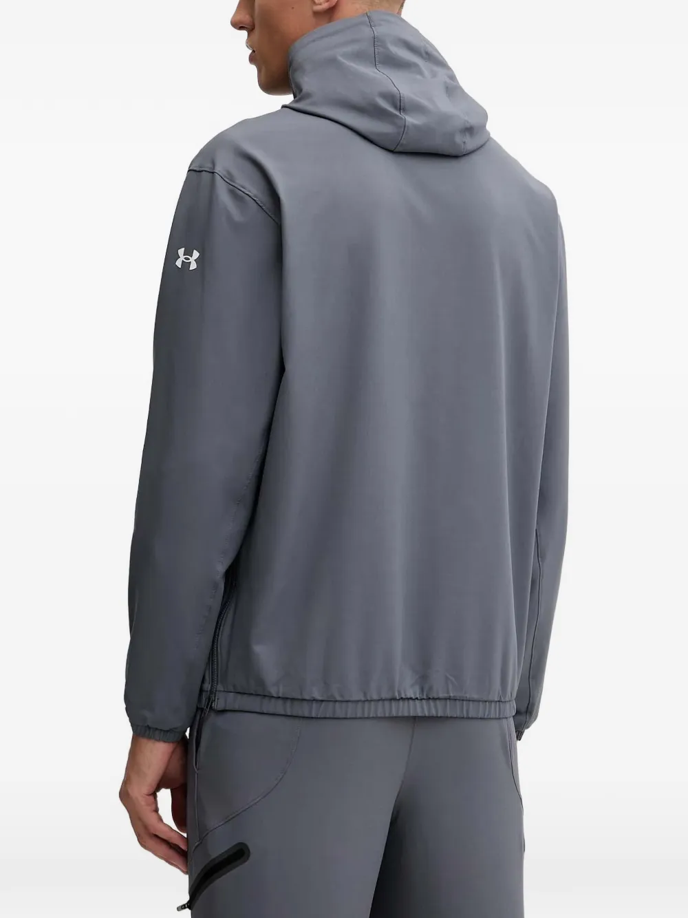  Under Armour Ua Unstoppable Logo Hoodie - Grey 