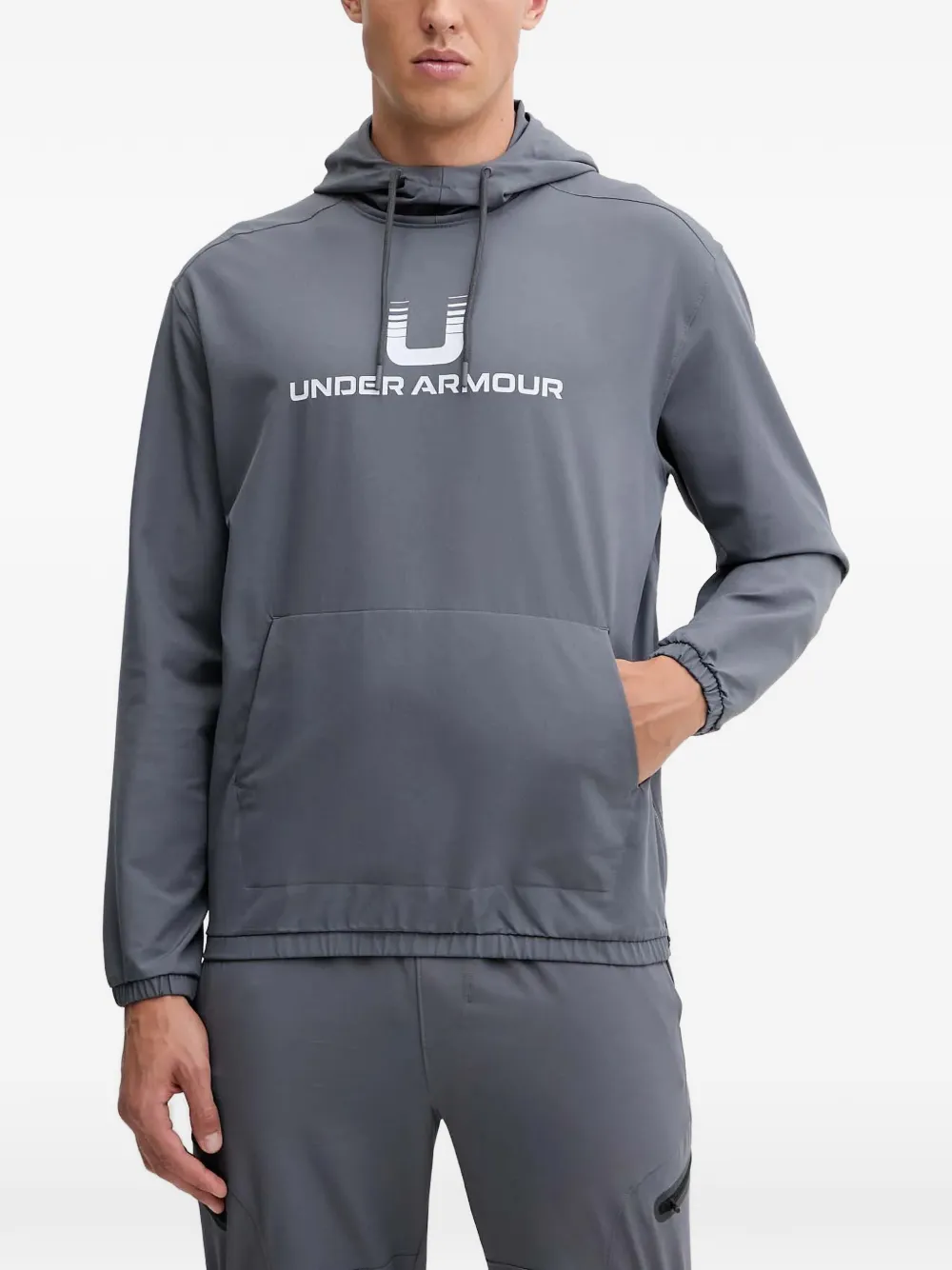 Under Armour UA Unstoppable logo hoodie - Grigio
