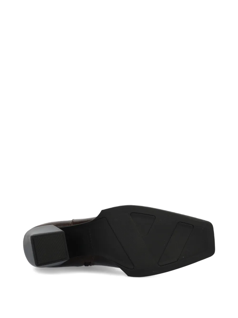 VAGABOND ALINA leren laarzen met vierkante neus Bruin