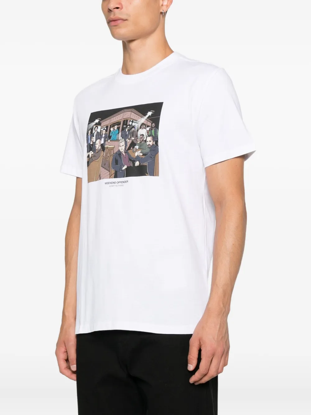  Weekend Offender Wyndham Cotton T-shirt - White 