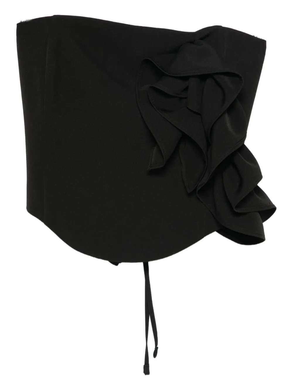 RHIZOME Amora corset top - Nero