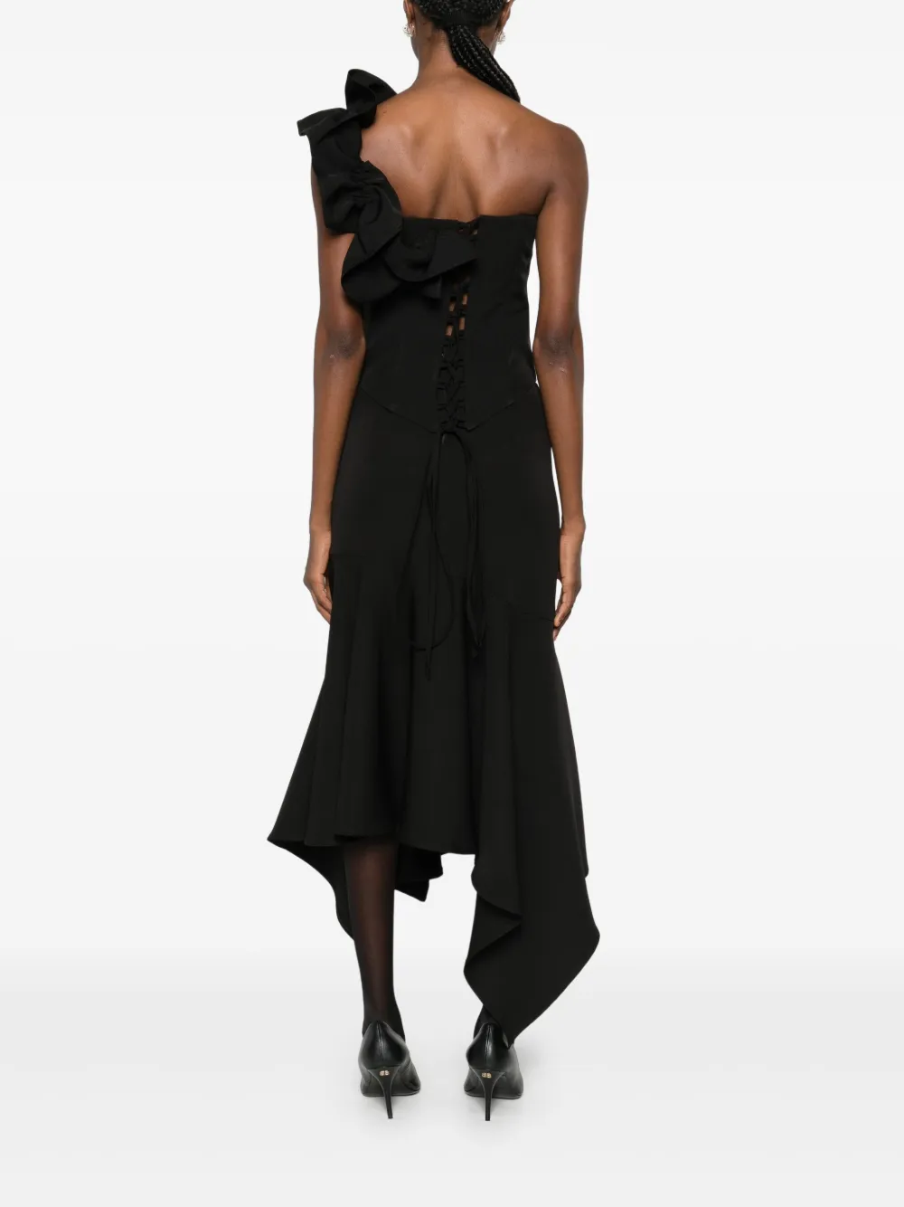 RHIZOME Amora korset-top Zwart