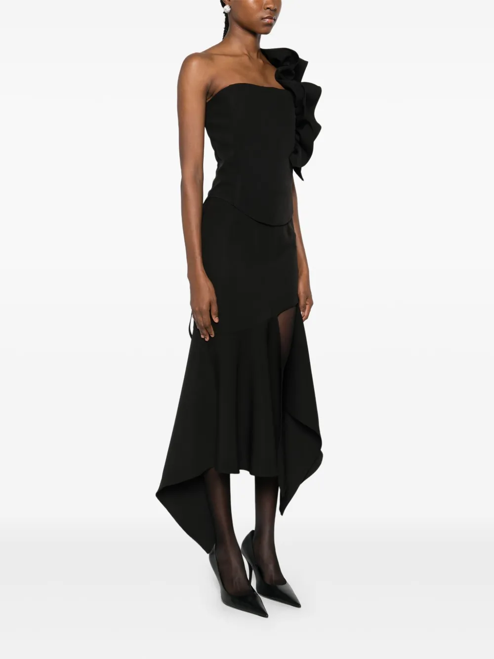 RHIZOME Amora korset-top Zwart