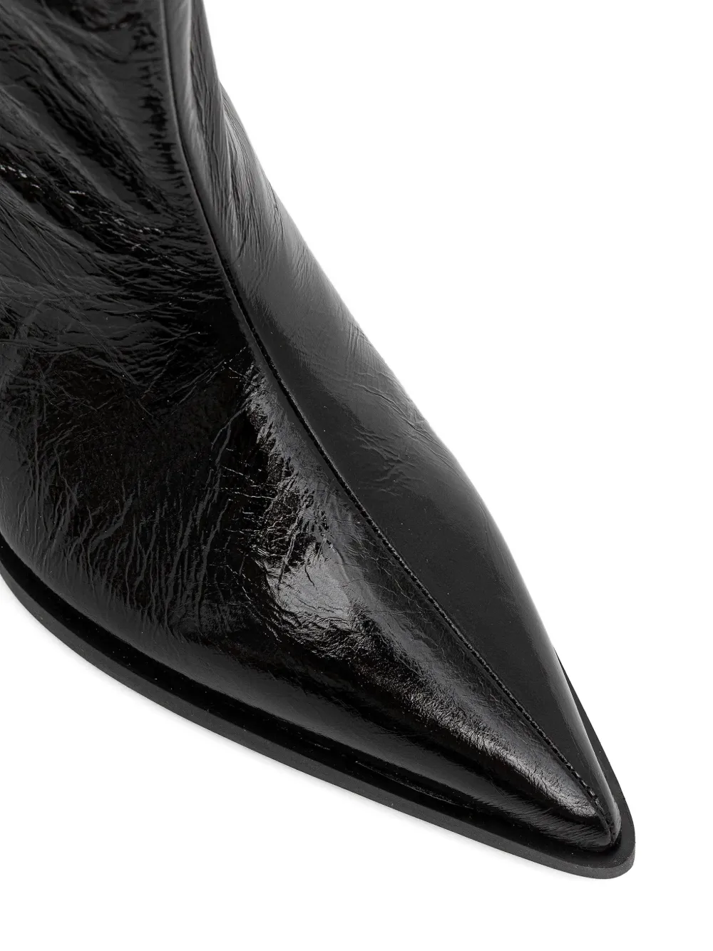 BILLI BI Enkellaarzen met puntige neus Zwart