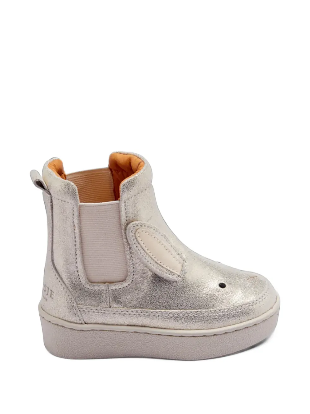 Donsje Kheera bunny ankle boots - Silber