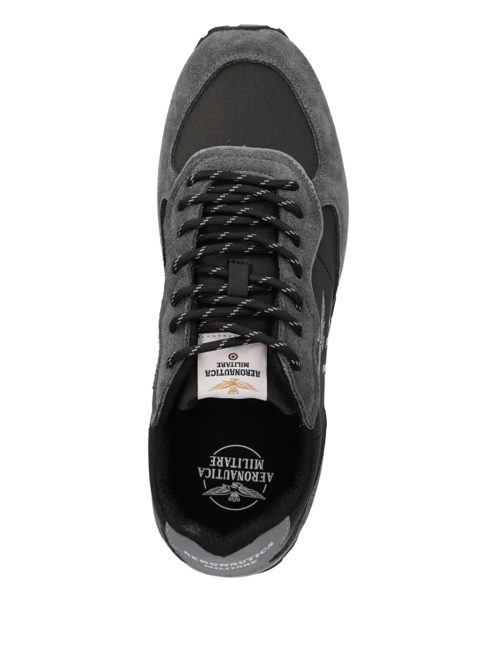 Aeronautica Militare Sneakers met logoprint Zwart