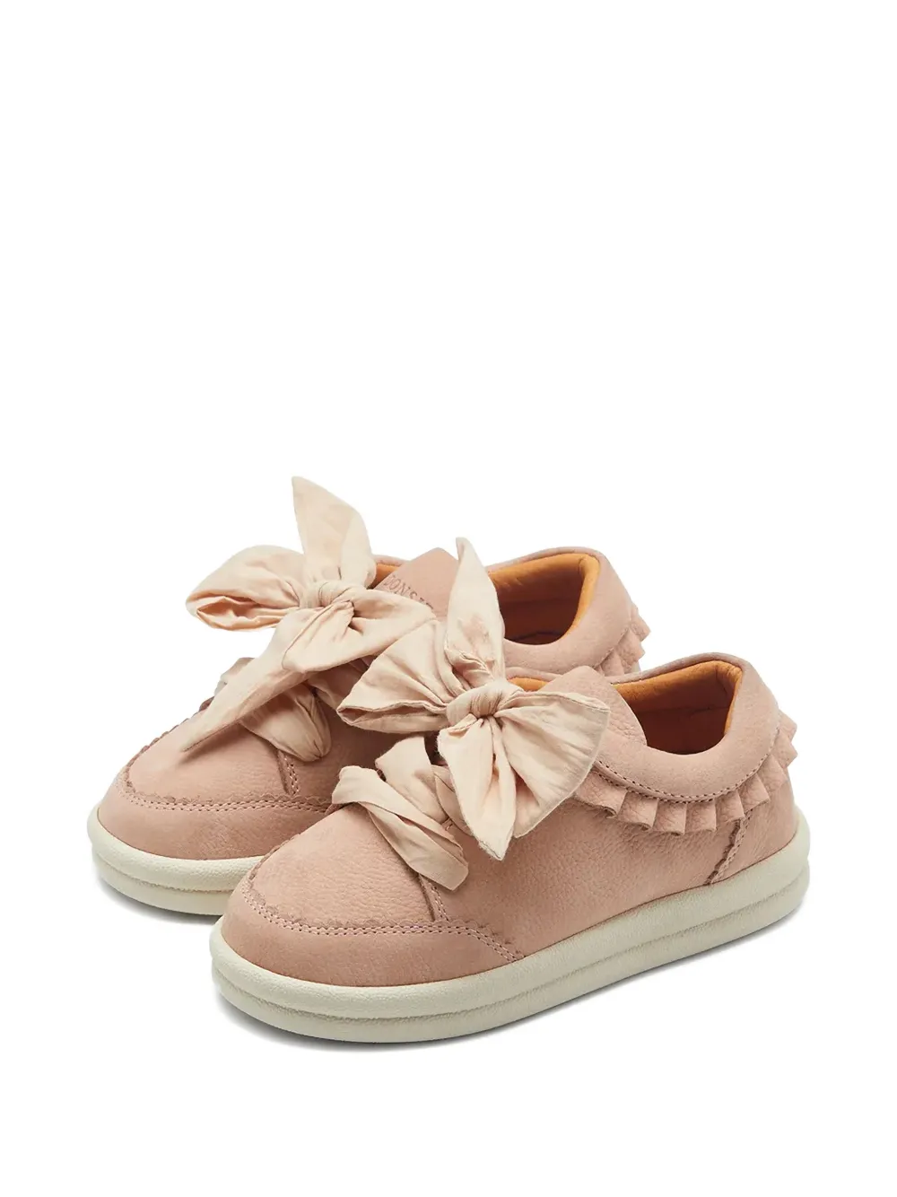 Donsje ruffled bow sneakers - Rosa