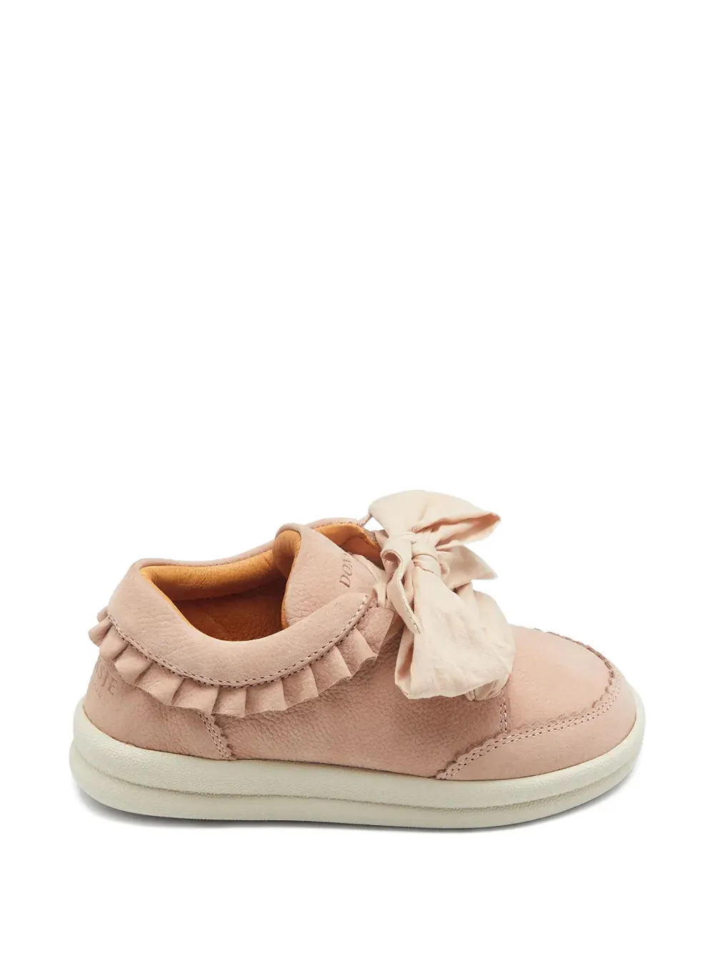 Donsje Sneakers met ruches en strik Roze