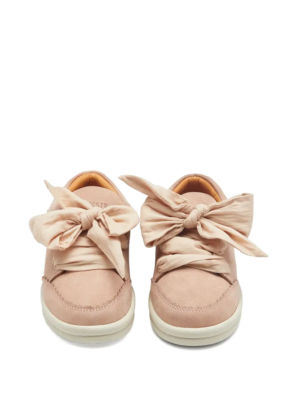 Donsje Sneakers met ruches en strik Roze