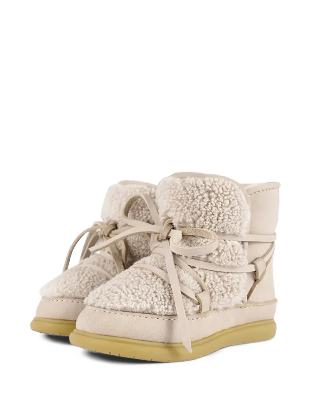 Donsje Ceysa shearling wrap-around boots - Toni neutri