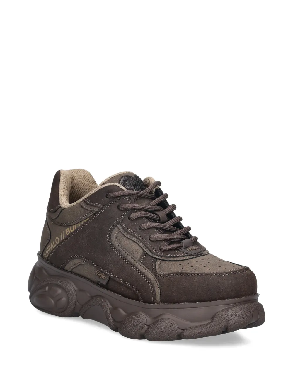 Buffalo CLD Echo sneakers met vlakken Bruin