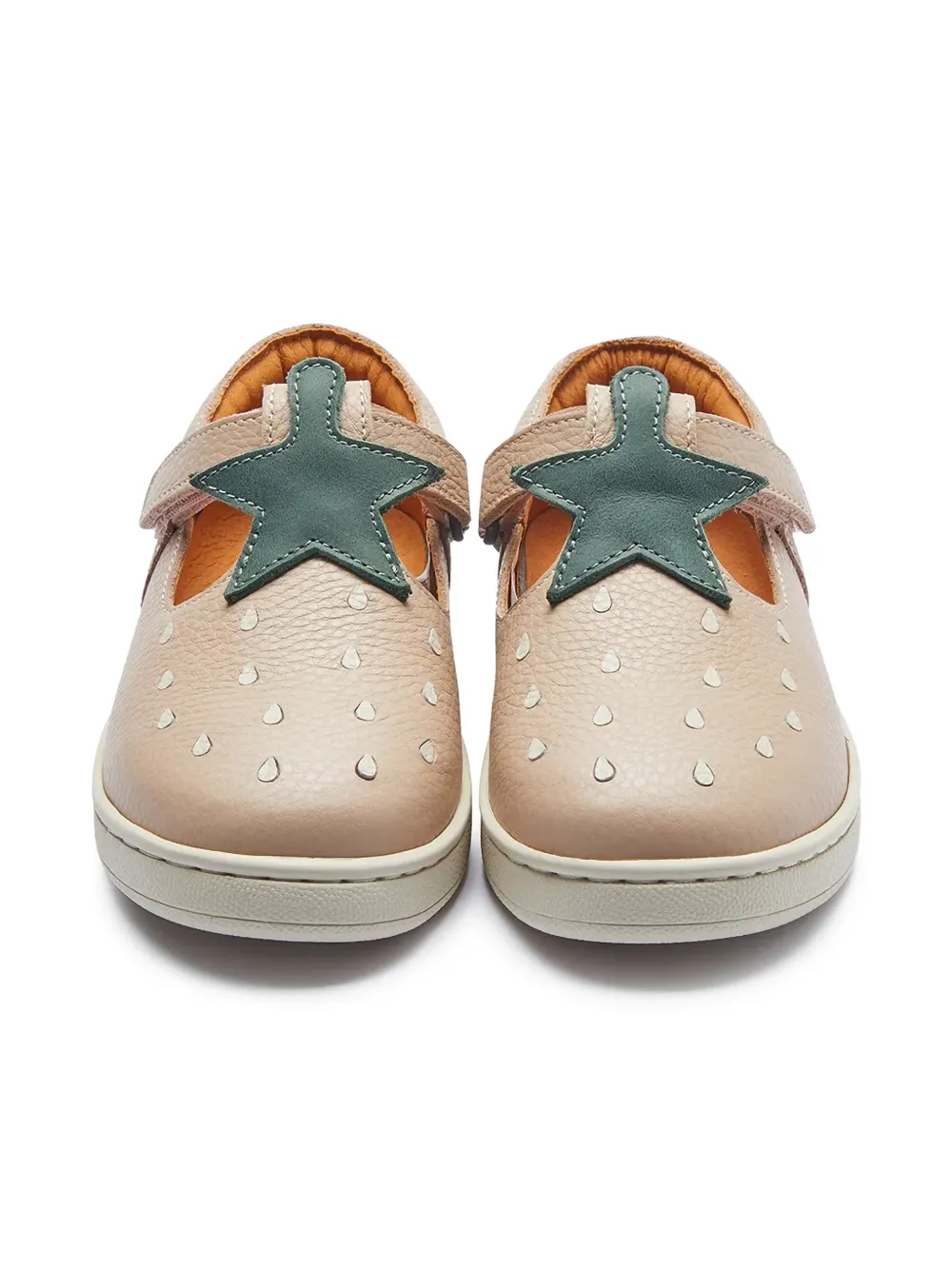 Donsje Lowy loafers met sterapplicatie Beige