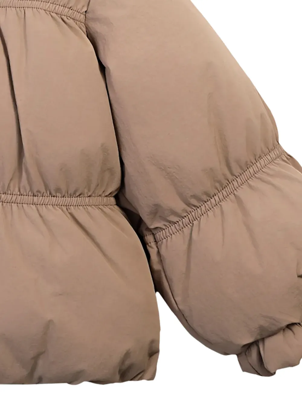 Donsje Suzan quilted high-neck jacket Bruin