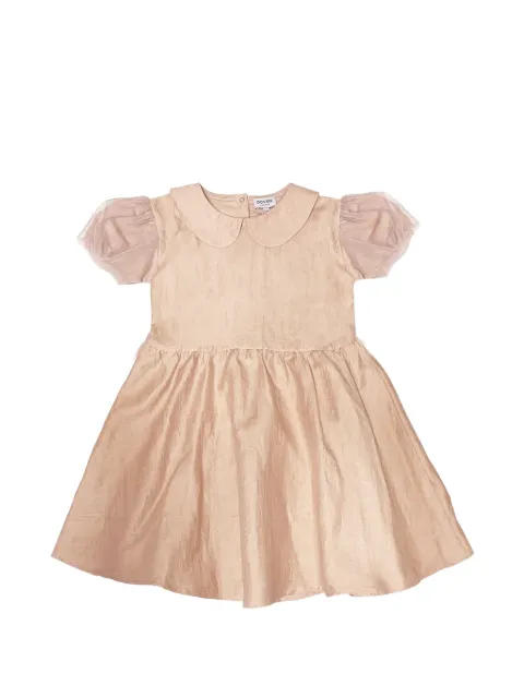 Donsje peter pan collar puffed sleeve dress