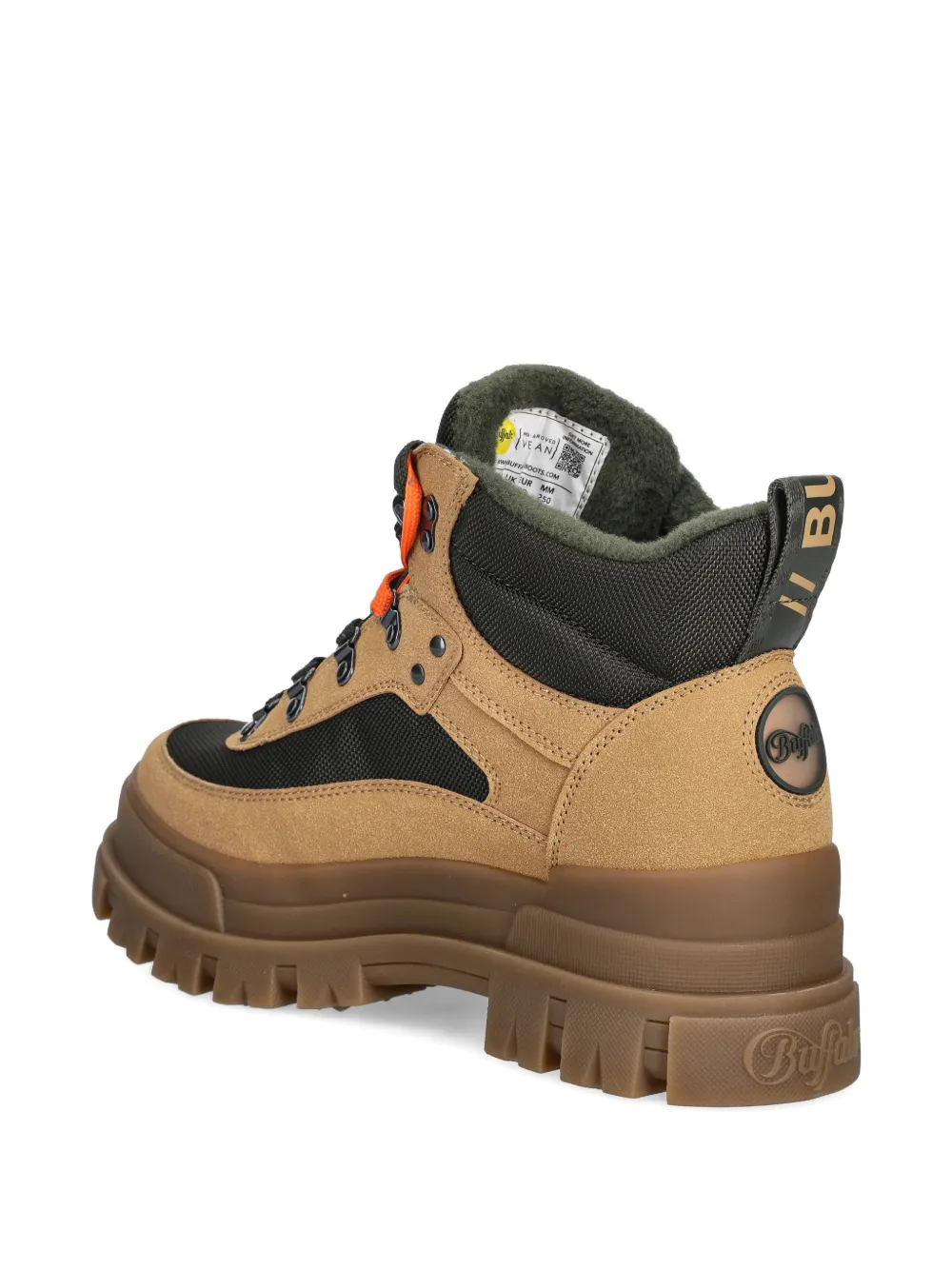 Buffalo Aspha veterlaarzen met chunky zool Beige