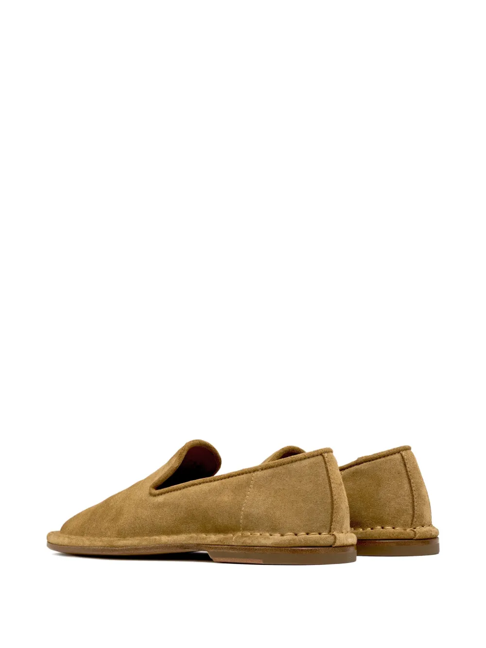 Buttero Suede Loafers In Brown