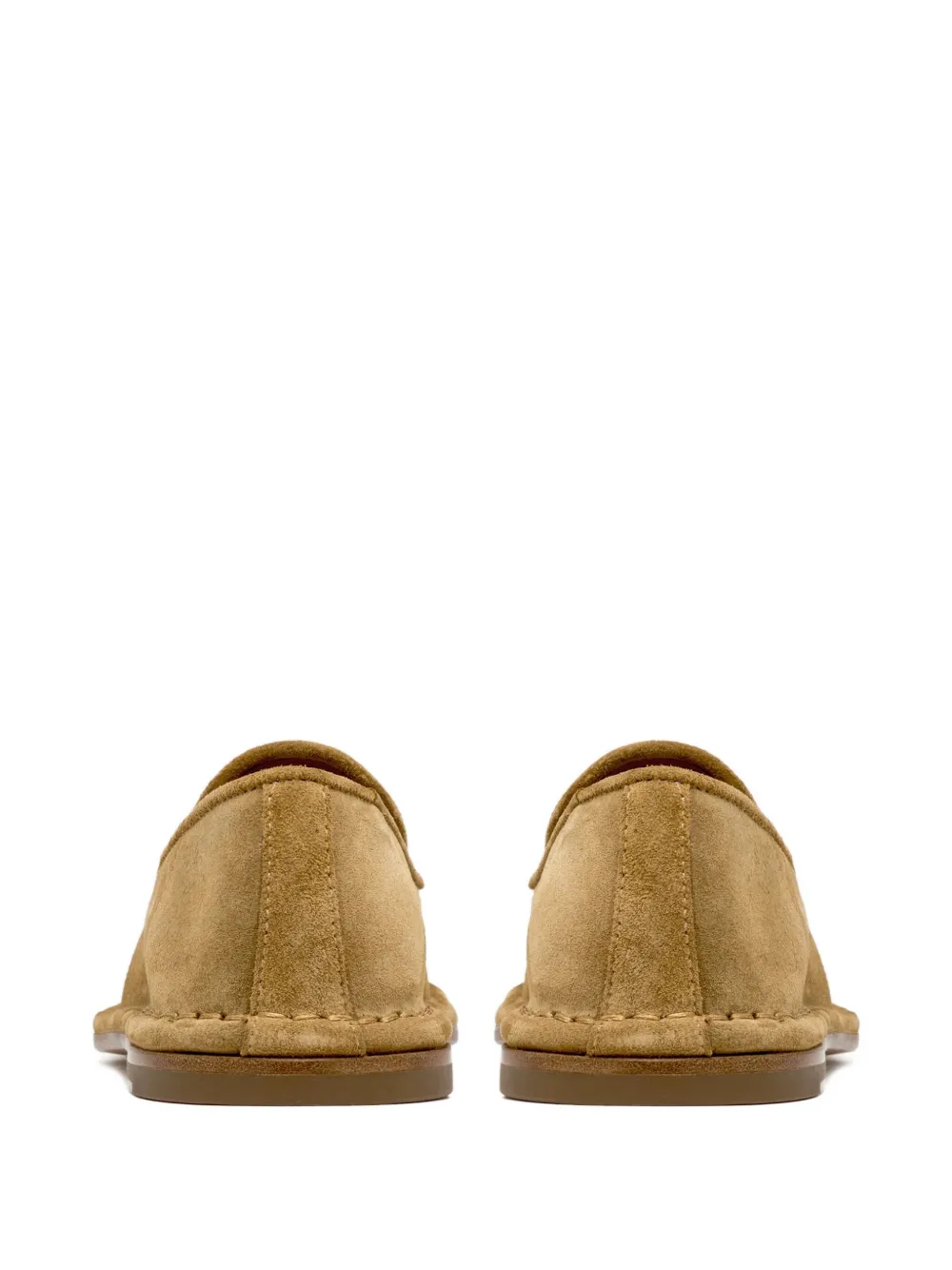 Buttero Suede Loafers In Brown